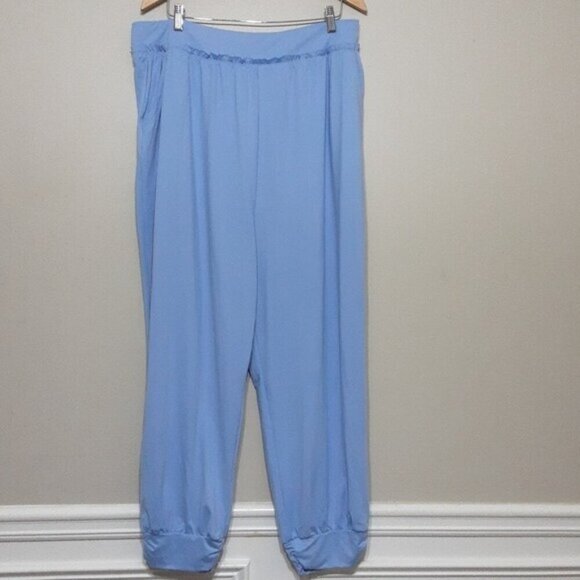 zelos pull on jogger pants women’s XXL performance blue training stretchy Y2K - Picture 8 of 8